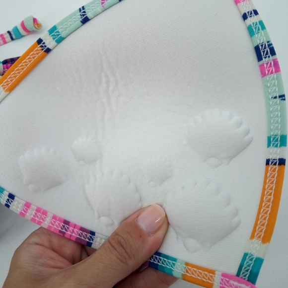 Eldon Southwest Multicolored Swimwear Set Lightly Padded S Bikini Bathing Suit - Picture 7 of 11